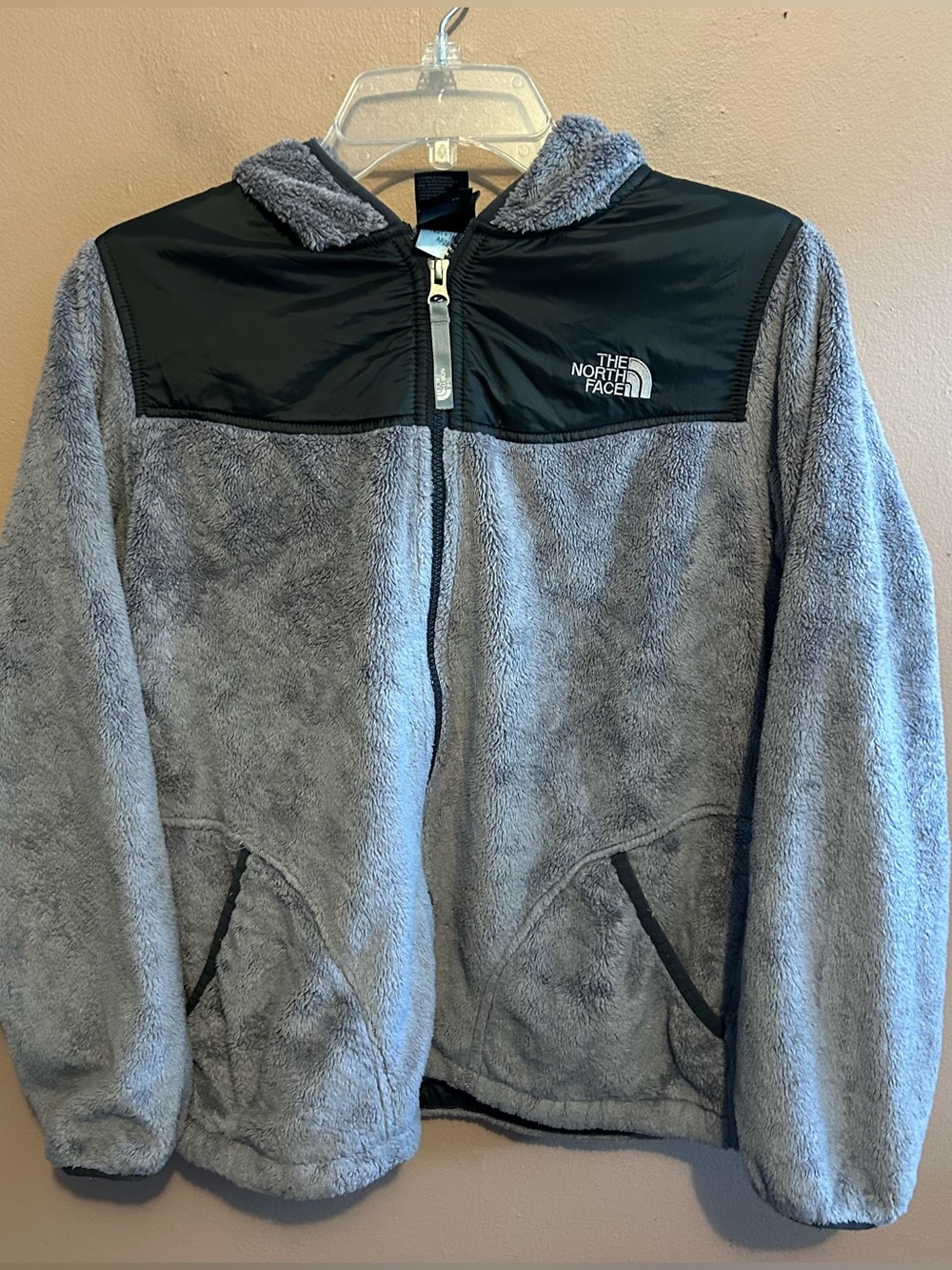 The North Face Girl's XL Oso Fleece Jacket Hooded Youth